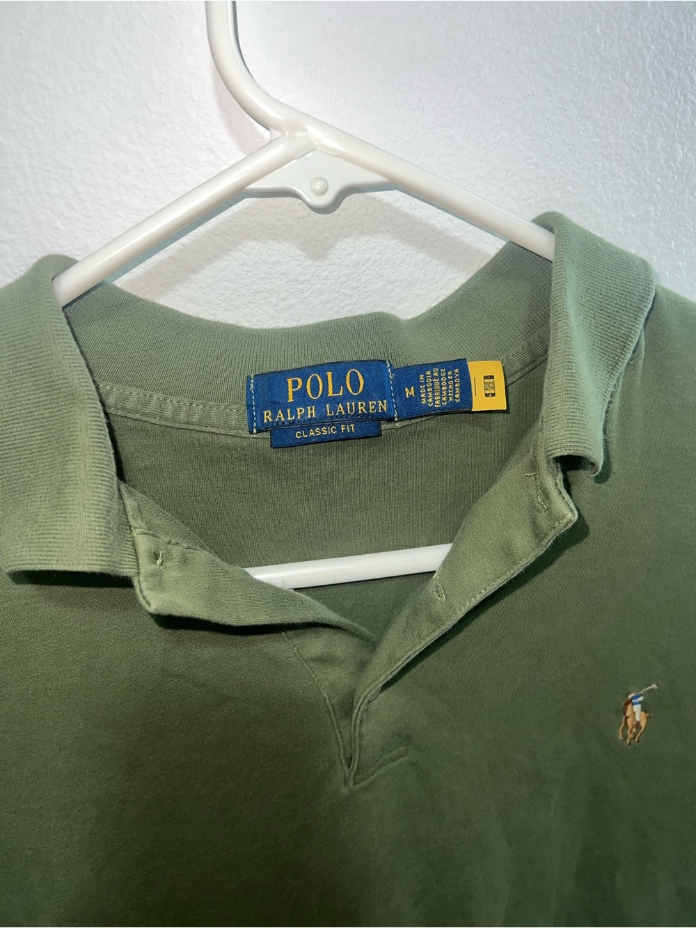 Polo by Ralph Lauren Olive Green Classic Fit Men's Polo